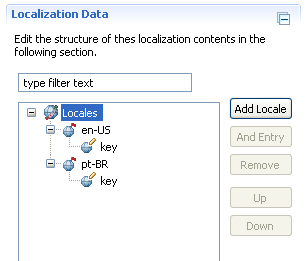 Localization Data Section