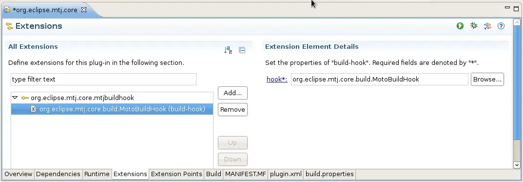 Creating Extension