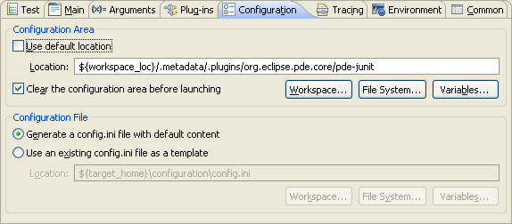 JUnit Configuration