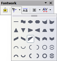 Extended Shapes toolbar