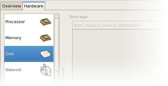 Displaying Disk Configuration