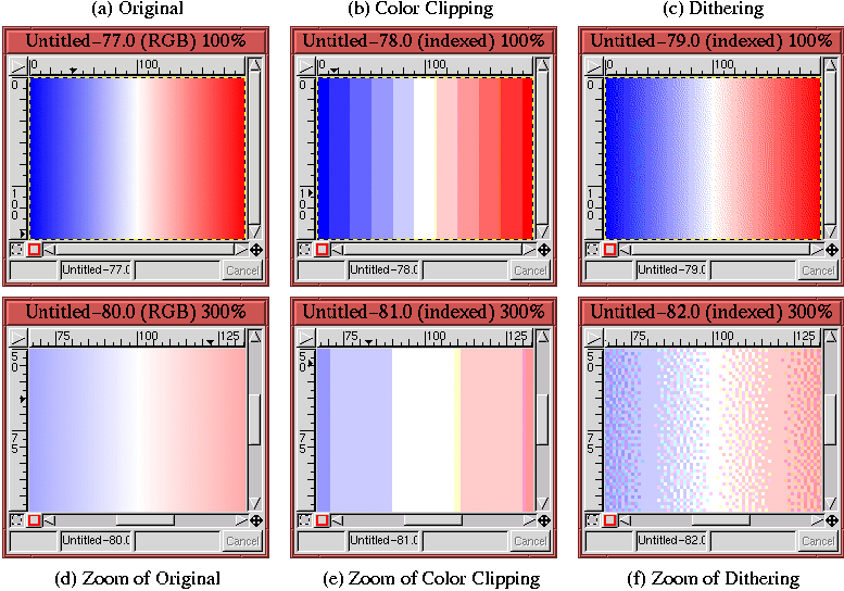 gimp color palette from image without mixing