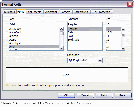 openoffice spreadsheets