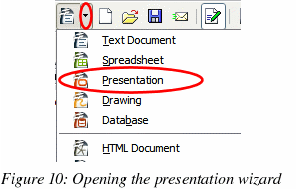 openoffice impress new layout