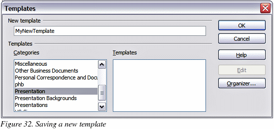 how use openoffice templates