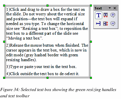 how to make a textbox in openoffice