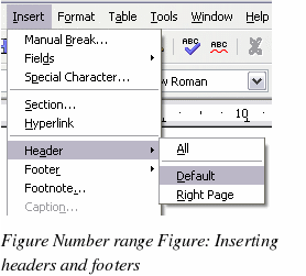 how to insert page numbers in openoffice writer documents