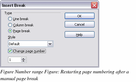 ms word on mac restart page numbers