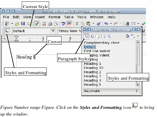 open office writer apa format